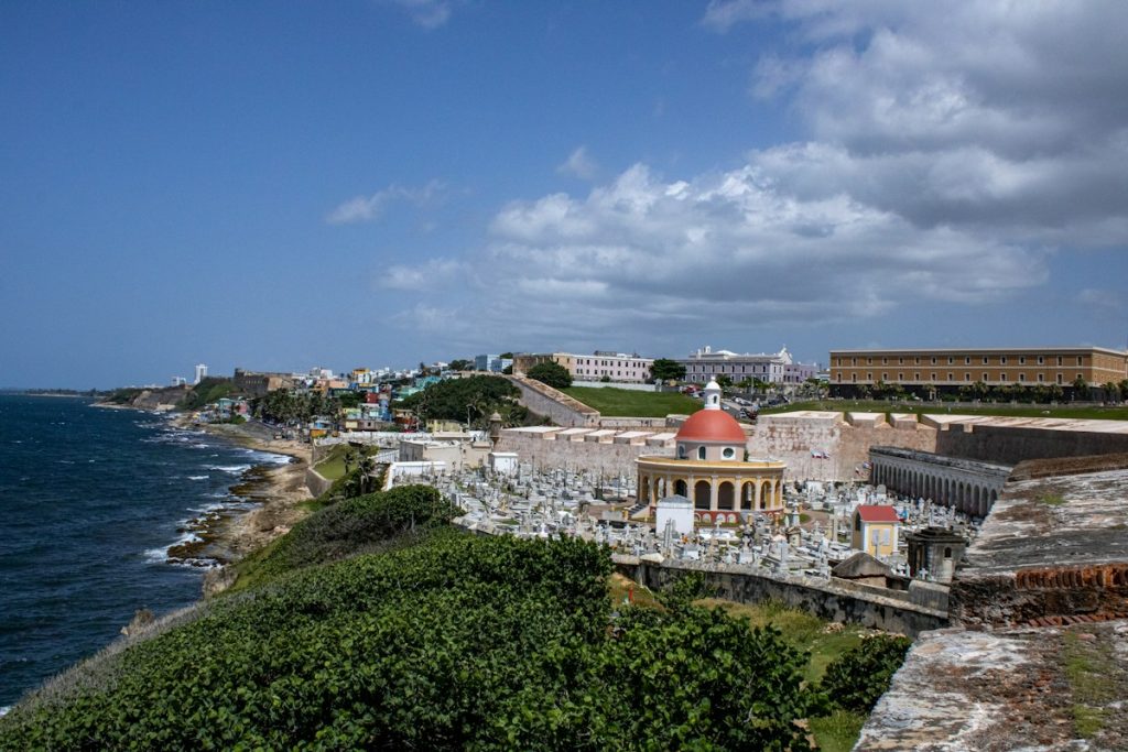 City and harbor view