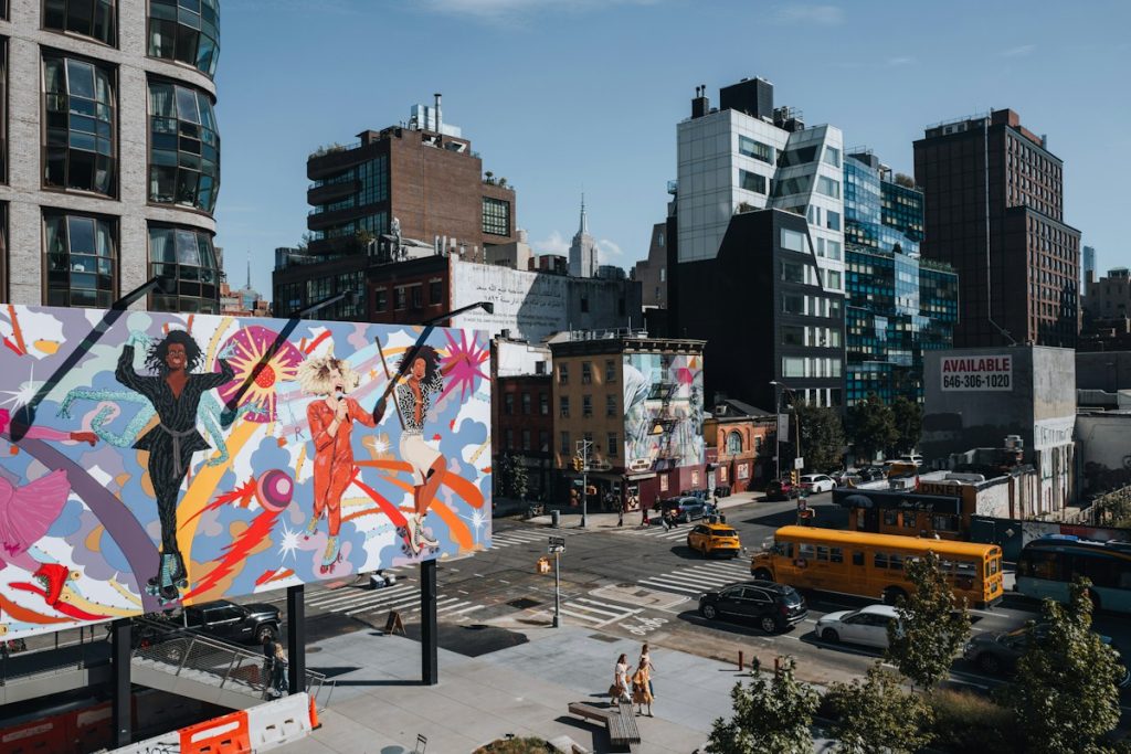 New York neighborhood street