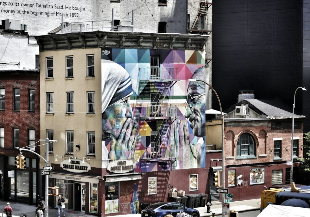 Neighborhood mural